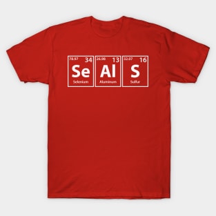 Seals (Se-Al-S) Periodic Elements Spelling T-Shirt